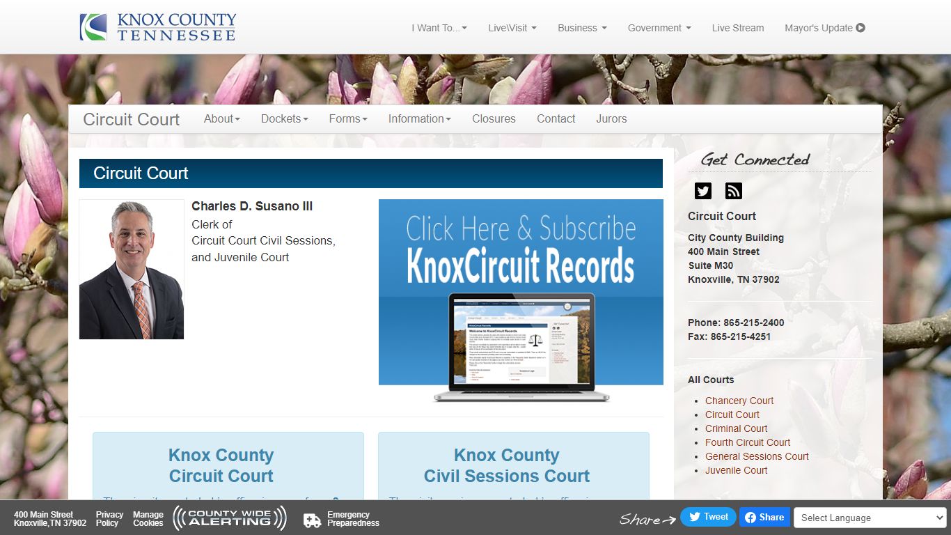 Circuit Court - Knox County Court Systems - Knox County, Tennessee